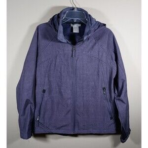 Free Country Womens Purple Full Zip Hooded Faux Fur Lined Winter Jacket Size XL